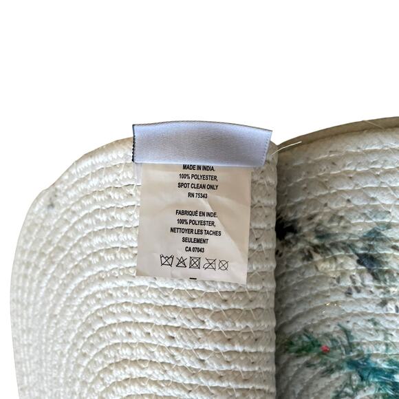 Cupcakes & Cashmere SWAN Braided Placemats 12x18 Christmas Holiday NEW - Picture 7 of 8